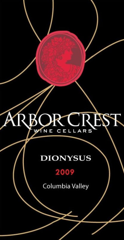 Arbor Crest Dionysus 2009 Front Label