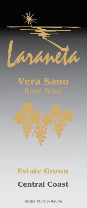 Laraneta Winery Vera Sano Rose 2012 Front Label