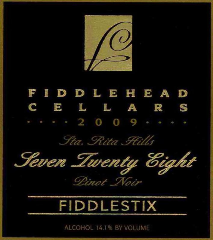 Fiddlehead Seven Twenty Eight Pinot Noir 2009 Front Label