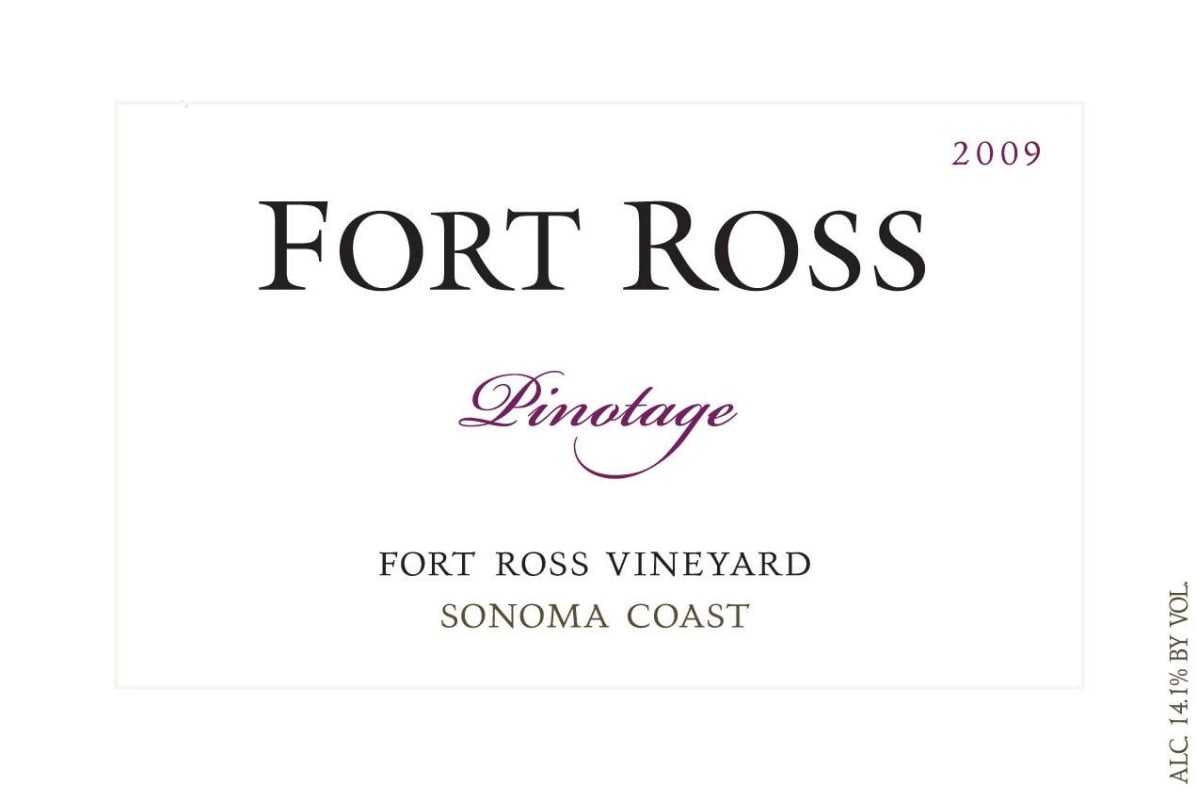 Fort Ross Vineyard Pinotage 2009 Front Label