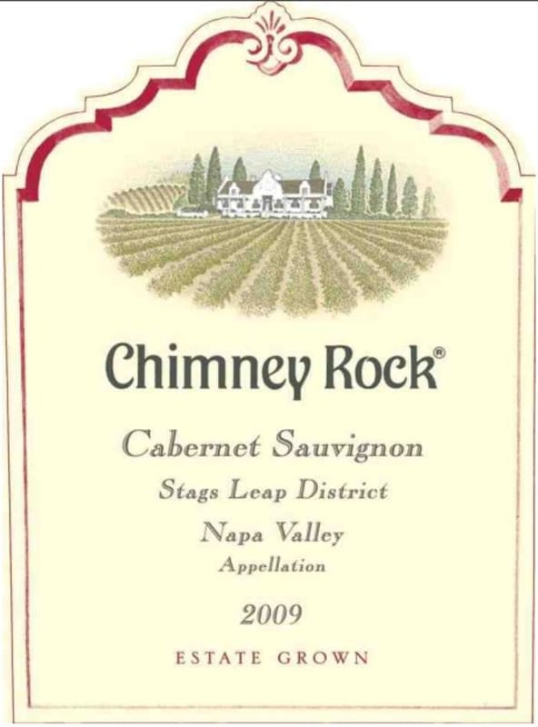 Chimney Rock Cabernet Sauvignon 2009 Front Label