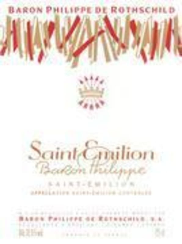 Baron Philippe de Rothschild St. Emilion 1999 Front Label