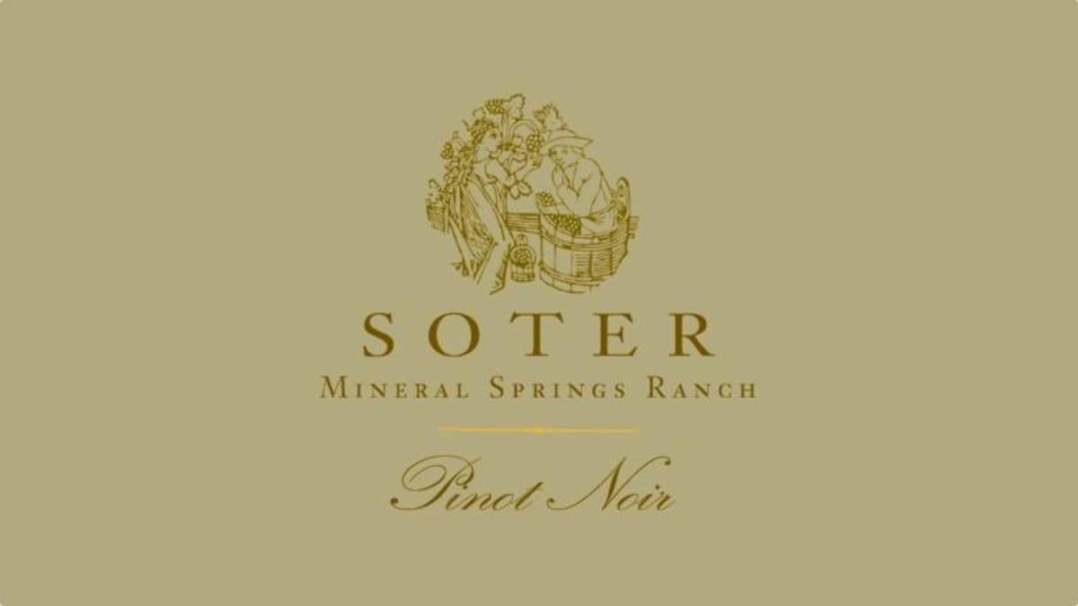 Soter Vineyards Mineral Springs Ranch Pinot Noir 2009 Front Label