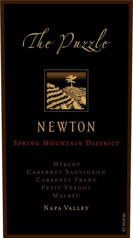 Newton The Puzzle 2009 Front Label