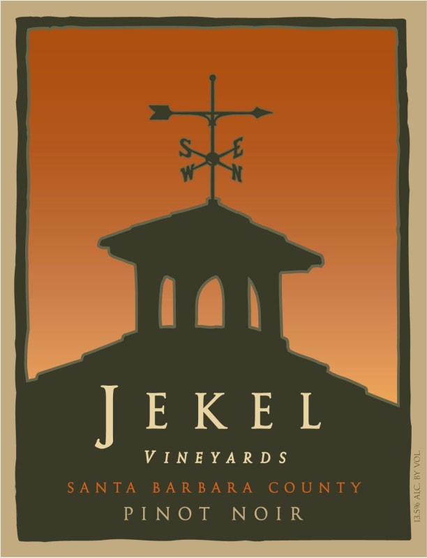 Jekel Pinot Noir 2009 Front Label