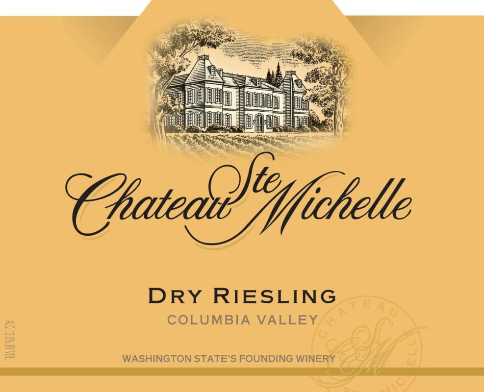 Chateau Ste. Michelle Dry Riesling 2009 Front Label