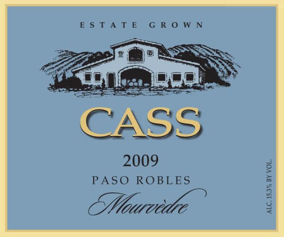 Cass Winery Mourvedre 2009 Front Label