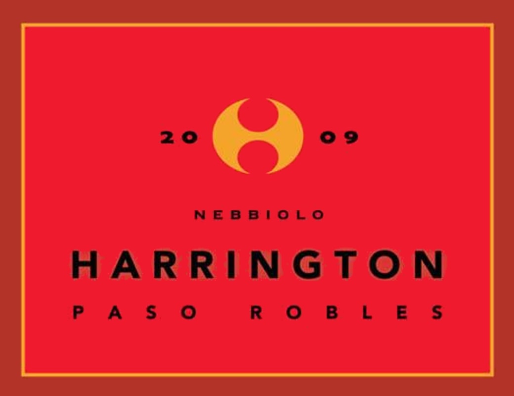 Harrington Nebbiolo 2009 Front Label
