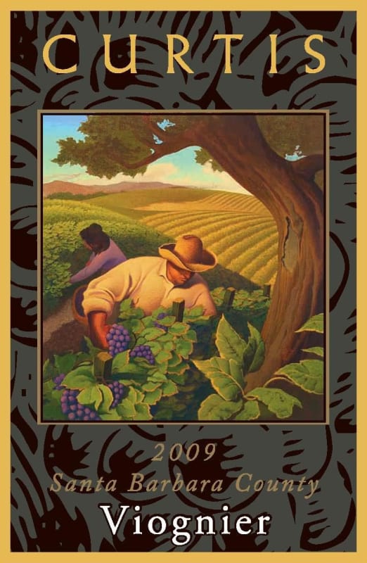 Curtis Viognier 2009 Front Label