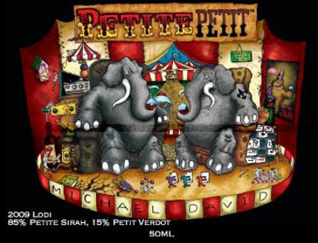 Michael David Winery Petite Petit 2009 Front Label