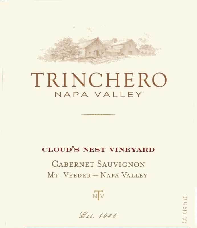 Trinchero Cloud's Nest Vineyard Cabernet Sauvignon 2009 Front Label