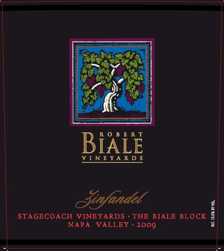 Robert Biale Vineyards Stagecoach Vineyard The Biale Block Zinfandel 2009 Front Label