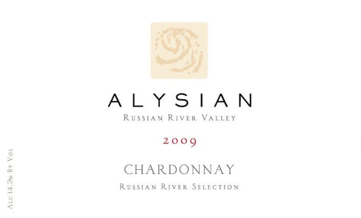 Alysian Russian River Selection Chardonnay 2009 Front Label
