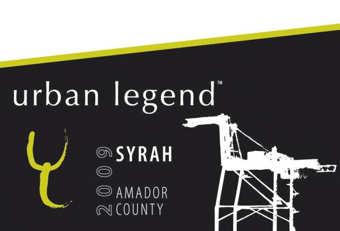 Urban Legend Cellars Syrah 2009 Front Label