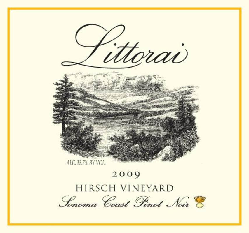 Littorai Hirsch Vineyard Pinot Noir 2009 Front Label