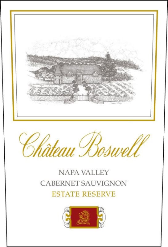 Chateau Boswell Estate Reserve Cabernet Sauvignon 2009 Front Label