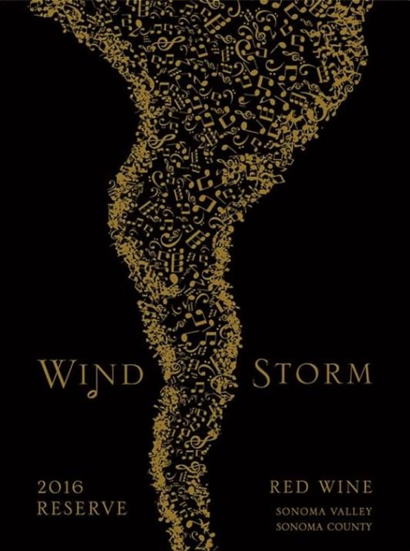 Windstorm Reserve Red Wine 2016 Front Label