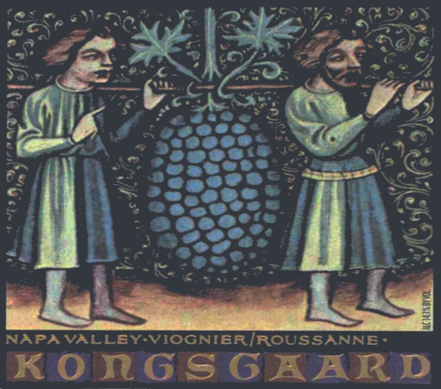 Kongsgaard Viognier-Roussanne 2009 Front Label