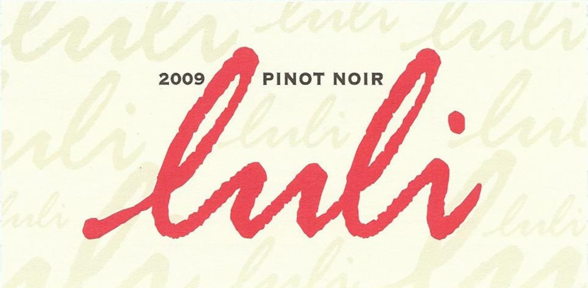 Luli Pinot Noir 2009 Front Label