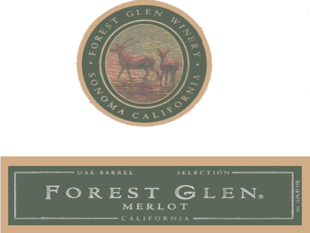 Forest Glen Barrel Select Merlot 2009 Front Label