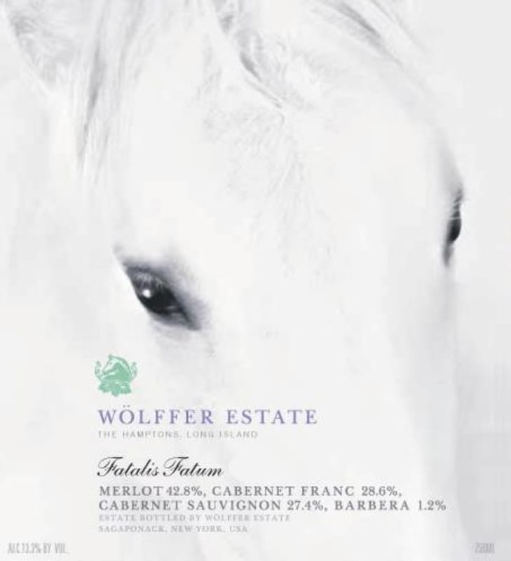 Wolffer Fatalis Fatum 2010 Front Label