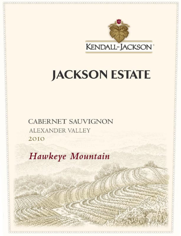 Kendall-Jackson Jackson Estate Hawkeye Mountain Cabernet Sauvignon 2010 Front Label