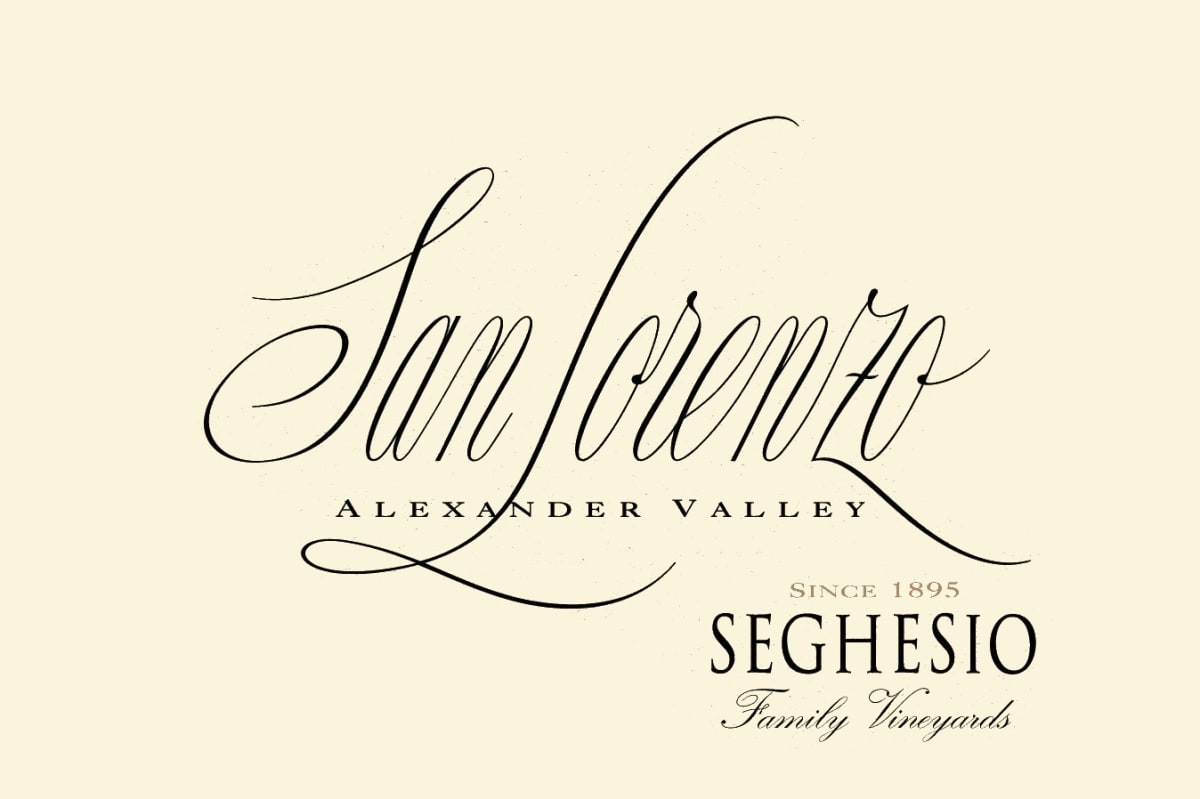 Seghesio San Lorenzo Vineyard Zinfandel 2010 Front Label