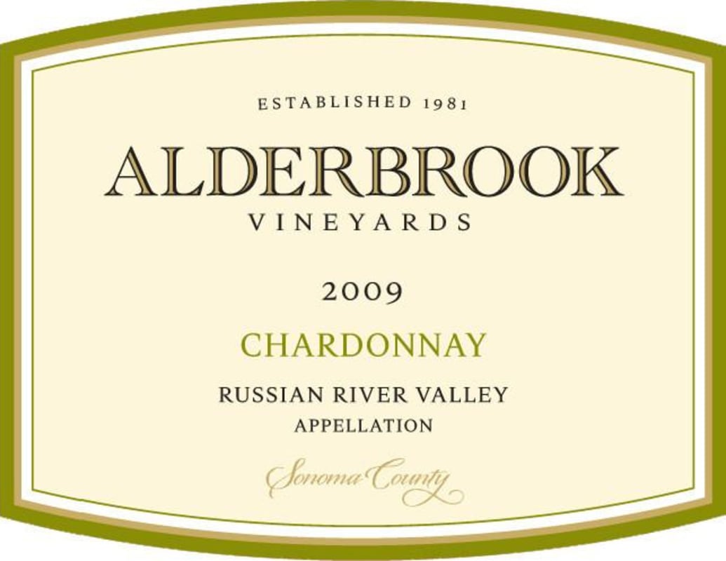 Alderbrook Winery Chardonnay 2010 Front Label