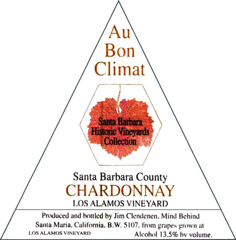 Au Bon Climat Los Alamos Chardonnay 2010 Front Label