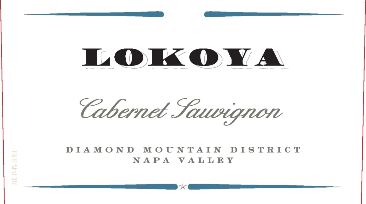 Lokoya Diamond Mountain District Cabernet Sauvignon 2010 Front Label