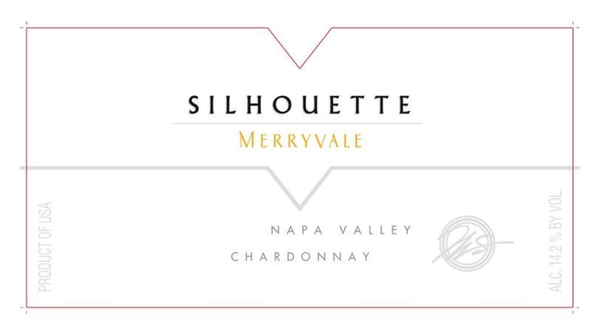 Merryvale Silhouette Chardonnay 2010 Front Label