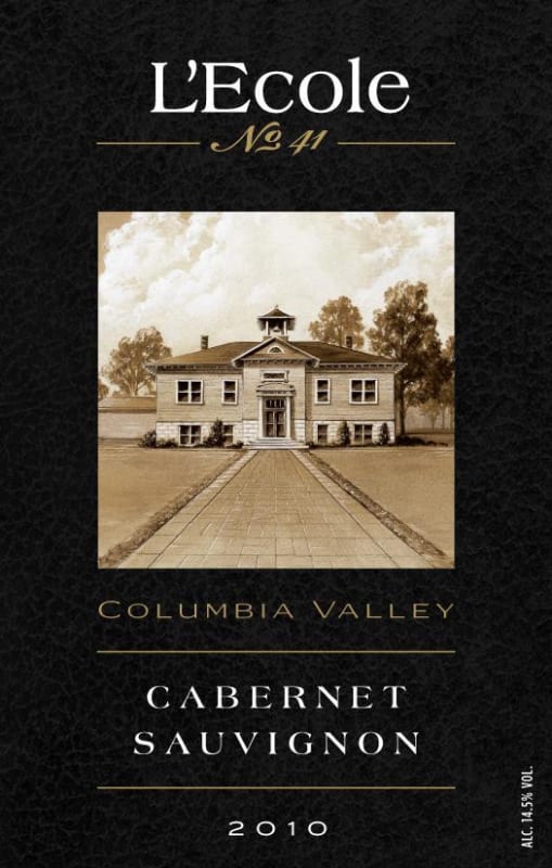 L'Ecole 41 Columbia Valley Cabernet Sauvignon 2010 Front Label