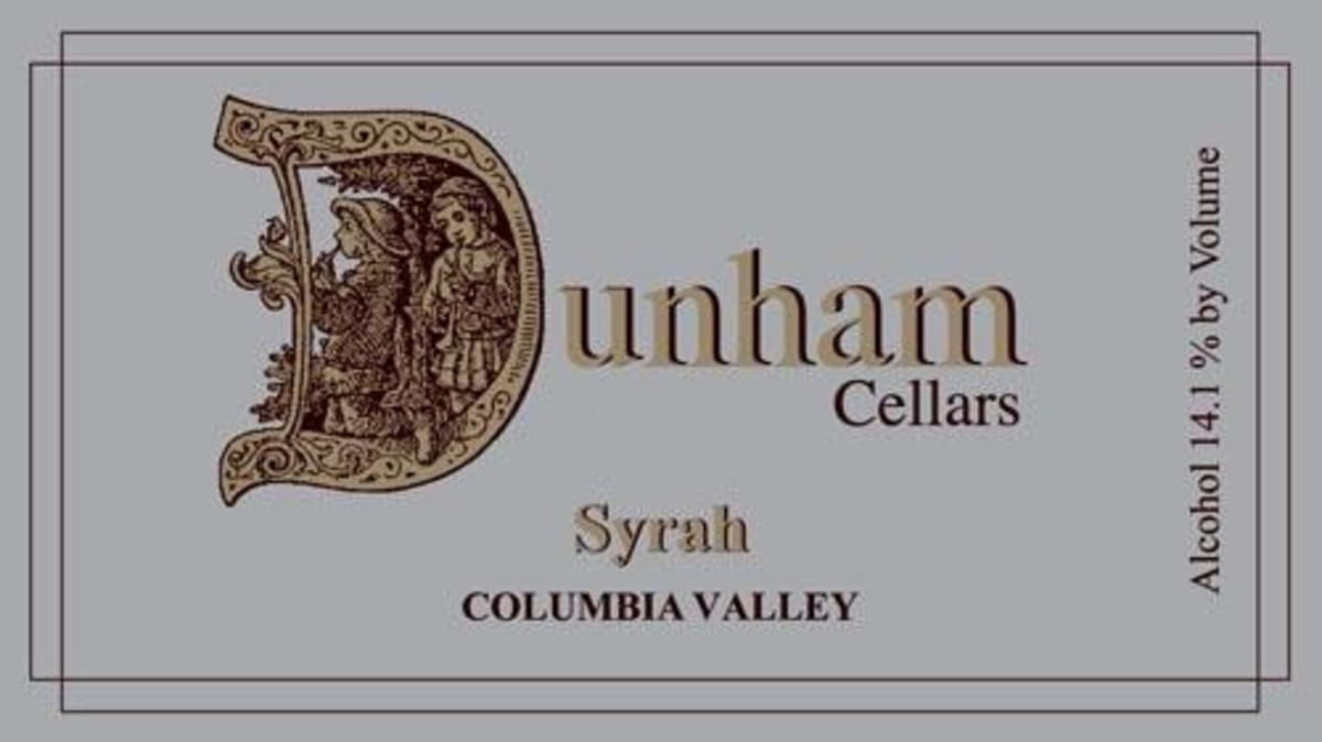 Dunham Cellars Syrah 2010 Front Label