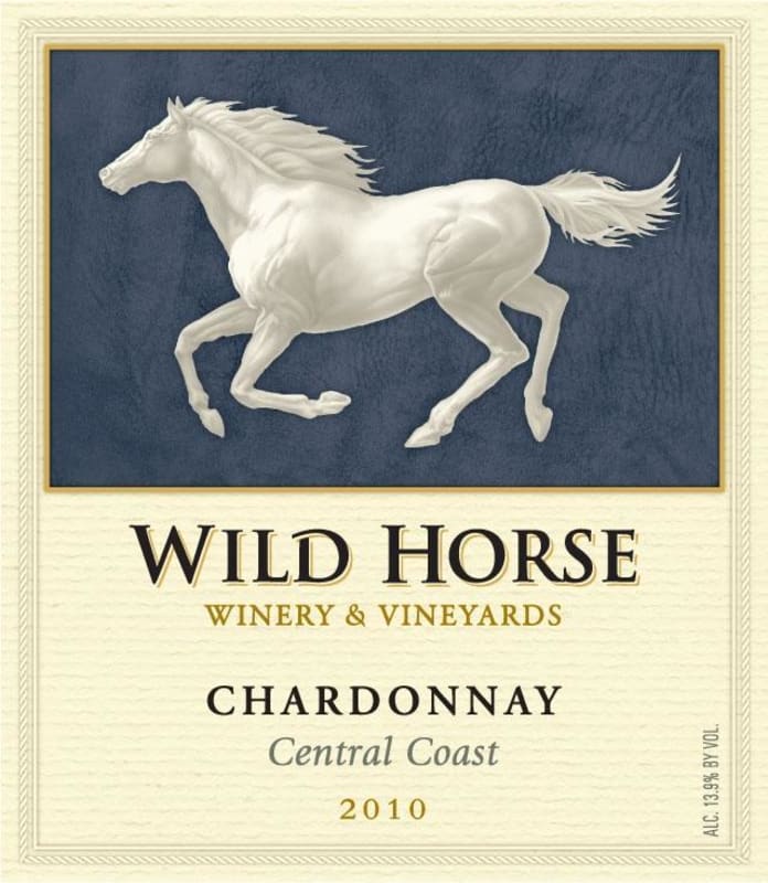 Wild Horse Chardonnay 2010 Front Label