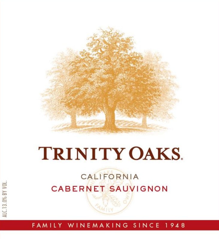 Trinity Oaks Cabernet Sauvignon 2010 Front Label