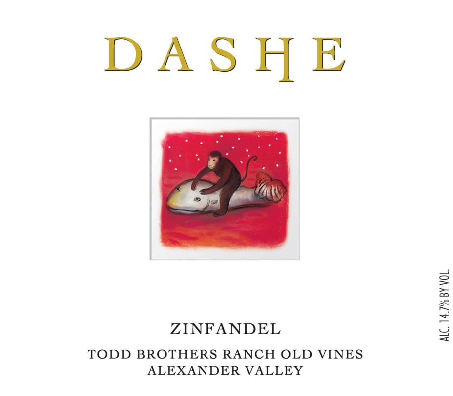 Dashe Todd Brothers Ranch Old Vines Zinfandel 2010 Front Label