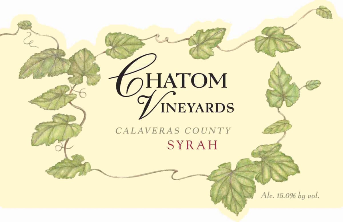 Chatom Syrah 2010 Front Label
