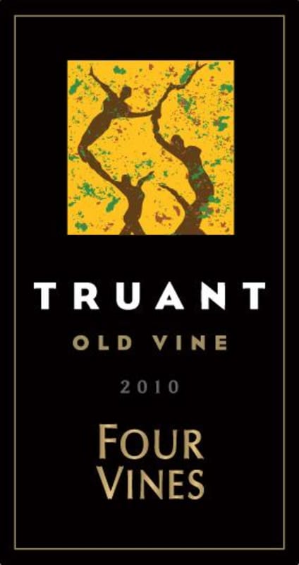 Four Vines Truant Old Vine 2010 Front Label