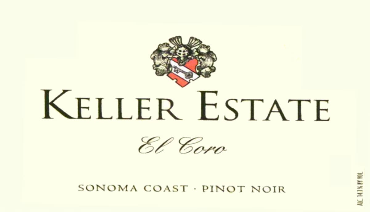 Keller Estate El Coro Pinot Noir 2010 Front Label