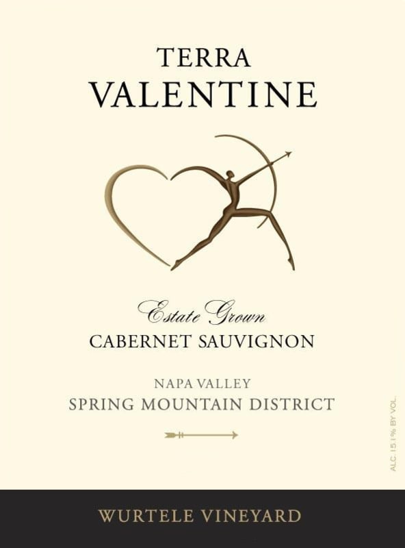 Terra Valentine Wurtele Vineyard Cabernet Sauvignon 2010 Front Label