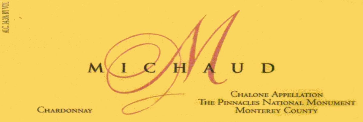 Michaud Pinnacles Chardonnay 2010 Front Label