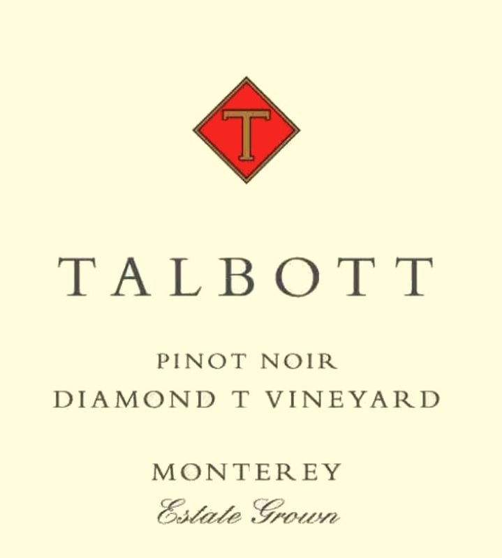 Talbott Diamond T Vineyard Pinot Noir 2010 Front Label