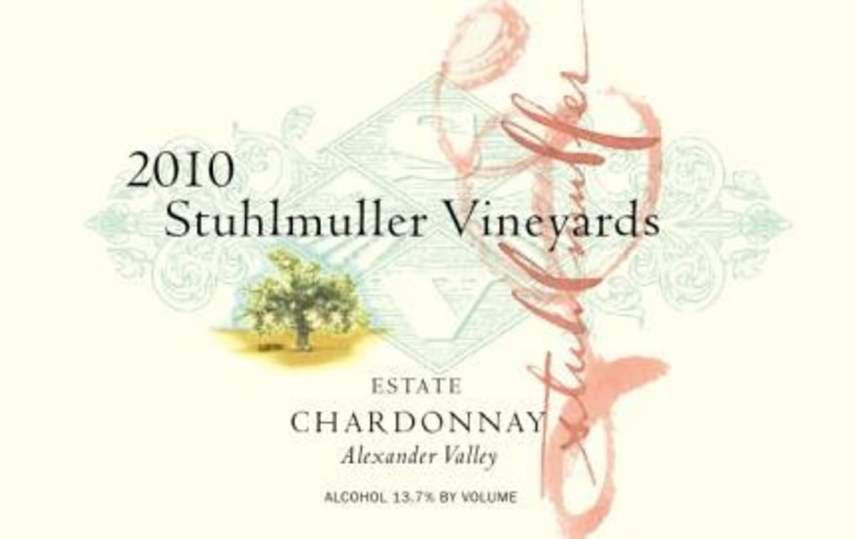 Stuhlmuller Vineyards Alexander Valley Chardonnay 2010 Front Label