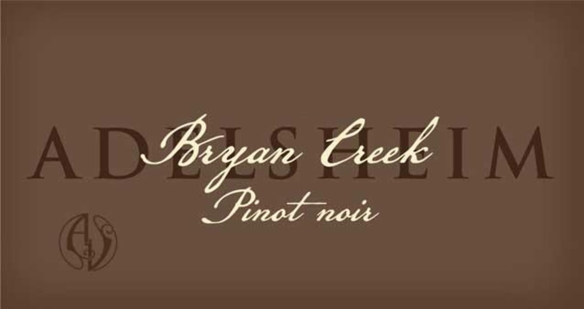 Adelsheim Bryan Creek Pinot Noir 2010 Front Label