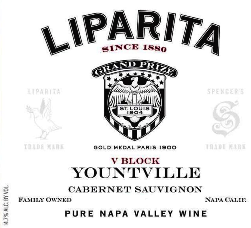 Liparita V Block Cabernet Sauvignon 2010 Front Label
