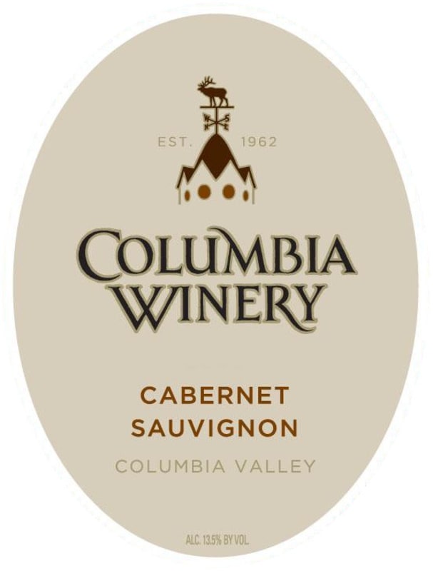 Columbia Winery Cabernet Sauvignon 2010 Front Label