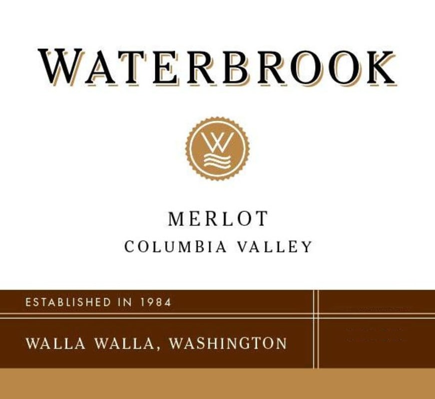 Waterbrook Merlot 2010 Front Label