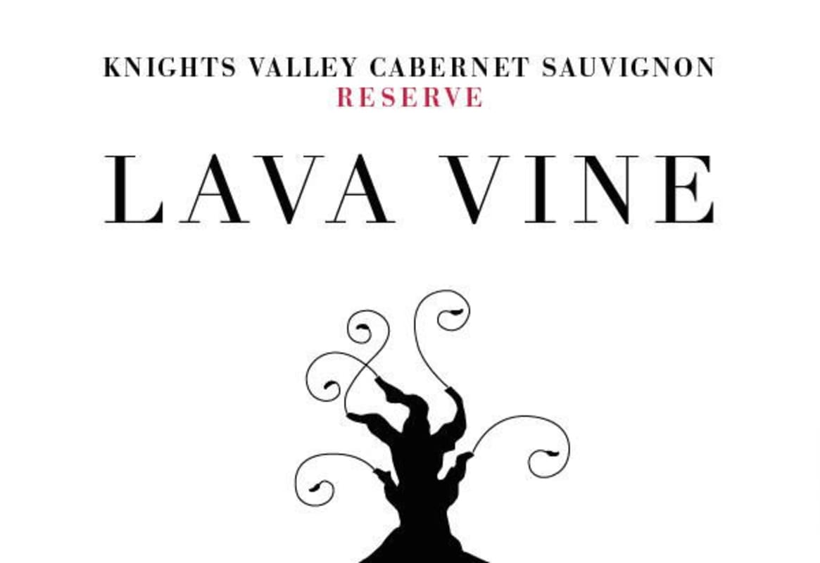 Lava Vine Winery Knights Valley Reserve Cabernet Sauvignon 2012 Front Label