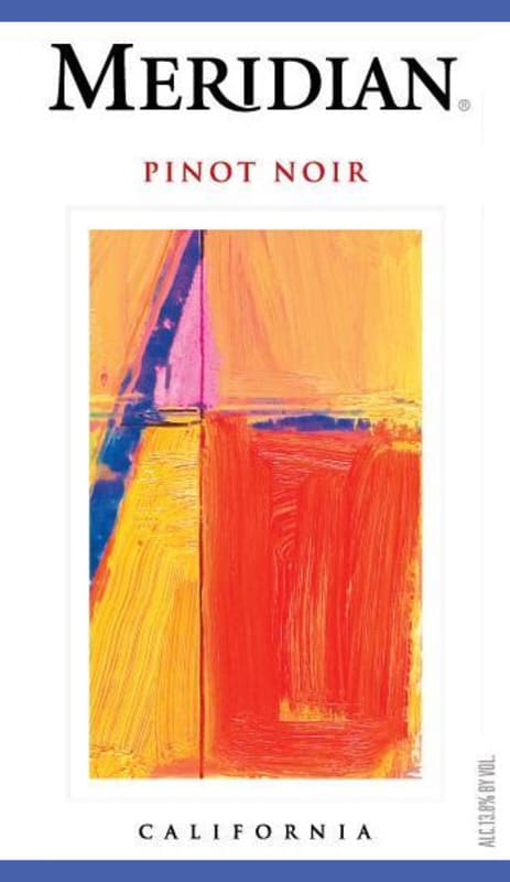 Meridian Pinot Noir 2010 Front Label