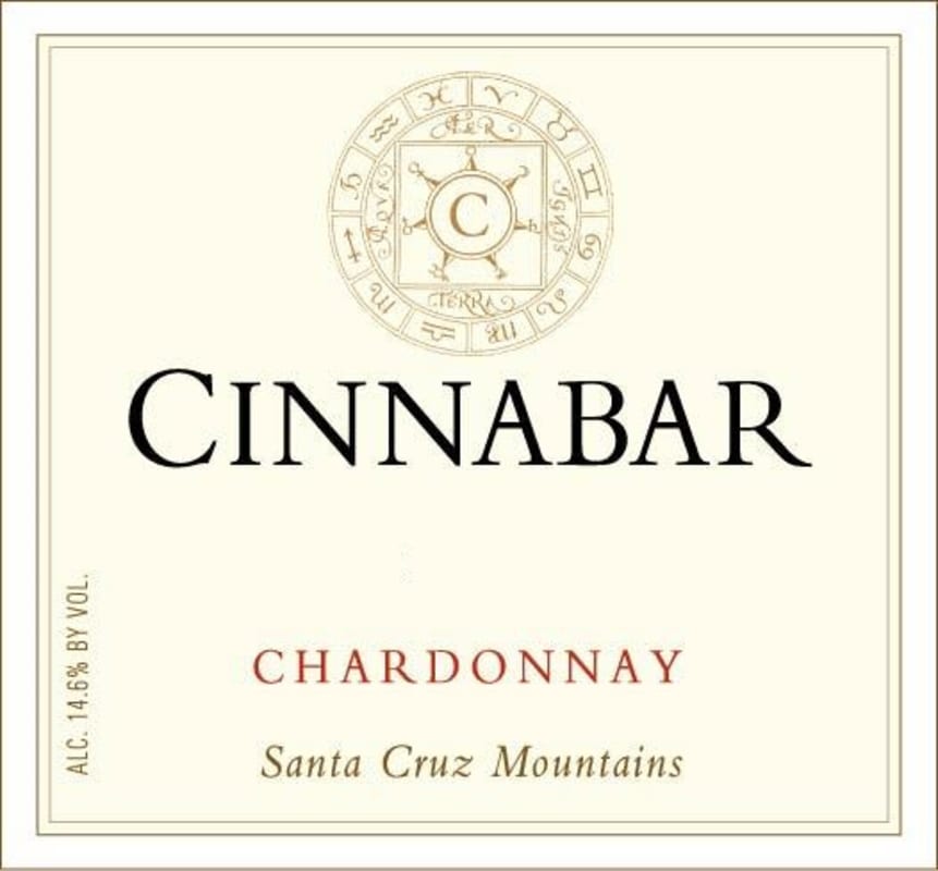 Cinnabar Santa Cruz Mountains Chardonnay 2010 Front Label